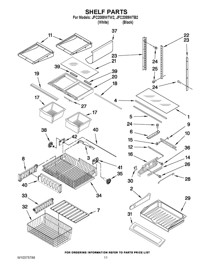 Diagram for JFC2089WTW2