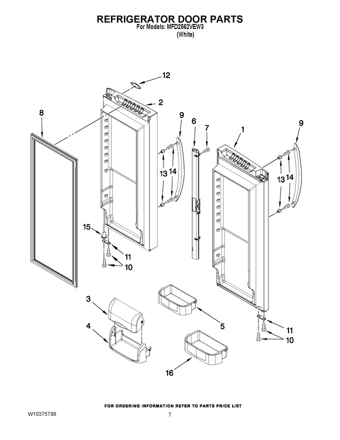 Diagram for MFD2562VEW3