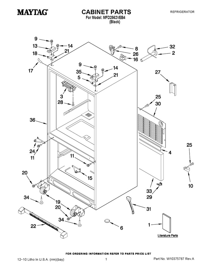 Diagram for MFD2562VEB4