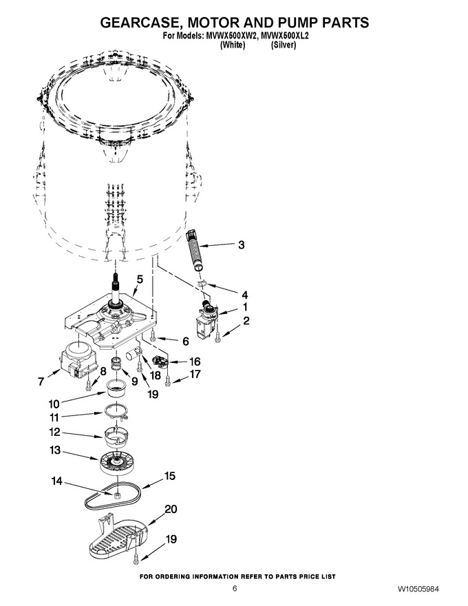 Diagram for MVWX500XL2