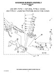 Diagram for 06 - W10096909 Burner Assembly