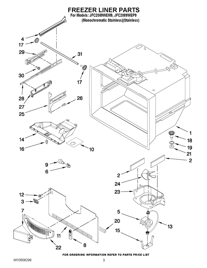 Diagram for JFC2089WEP9