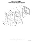 Diagram for 03 - Oven Door Parts