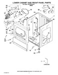 Diagram for 01 - Lower Cabinet And Front Panel Parts