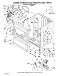 Diagram for 01 - Lower Cabinet And Front Panel Parts