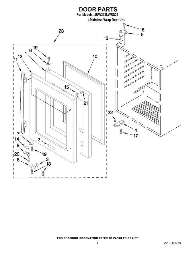 Diagram for JUW248LWRS21