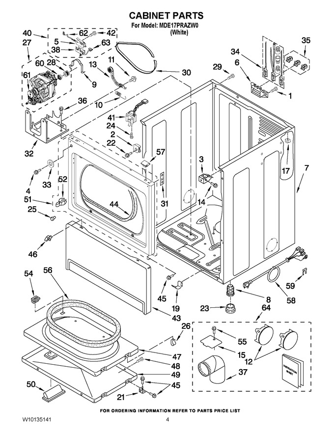 Diagram for MDE17PRAZW0