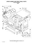 Diagram for 03 - Upper Cabinet And Front Panel Parts