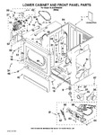 Diagram for 01 - Lower Cabinet And Front Panel Parts