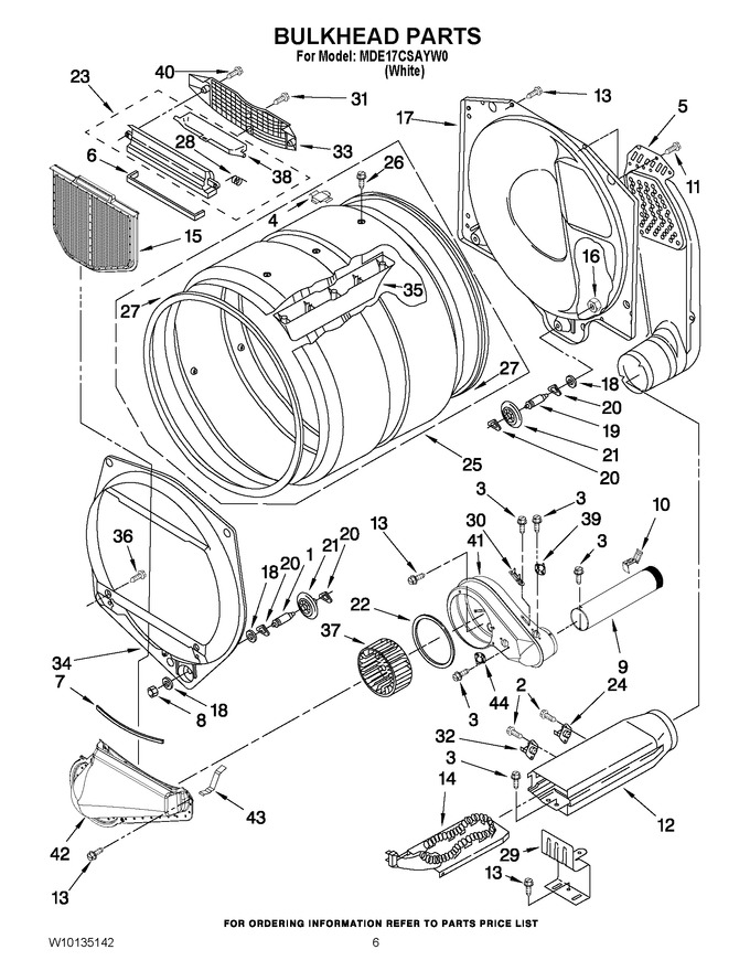 Diagram for MDE17CSAYW0