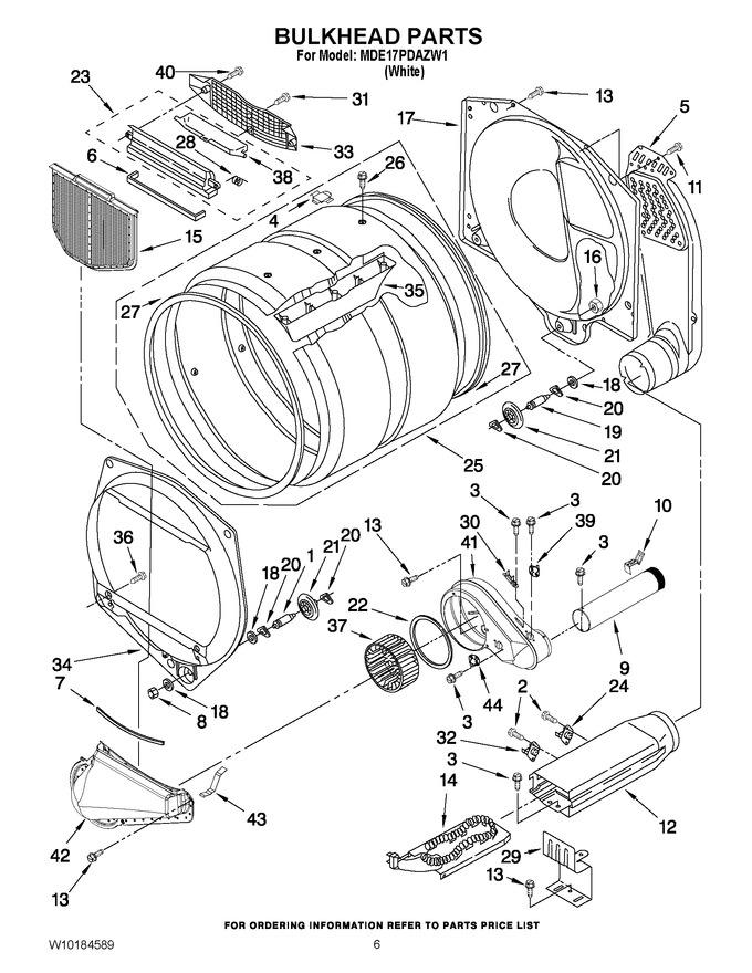 Diagram for MDE17PDAZW1