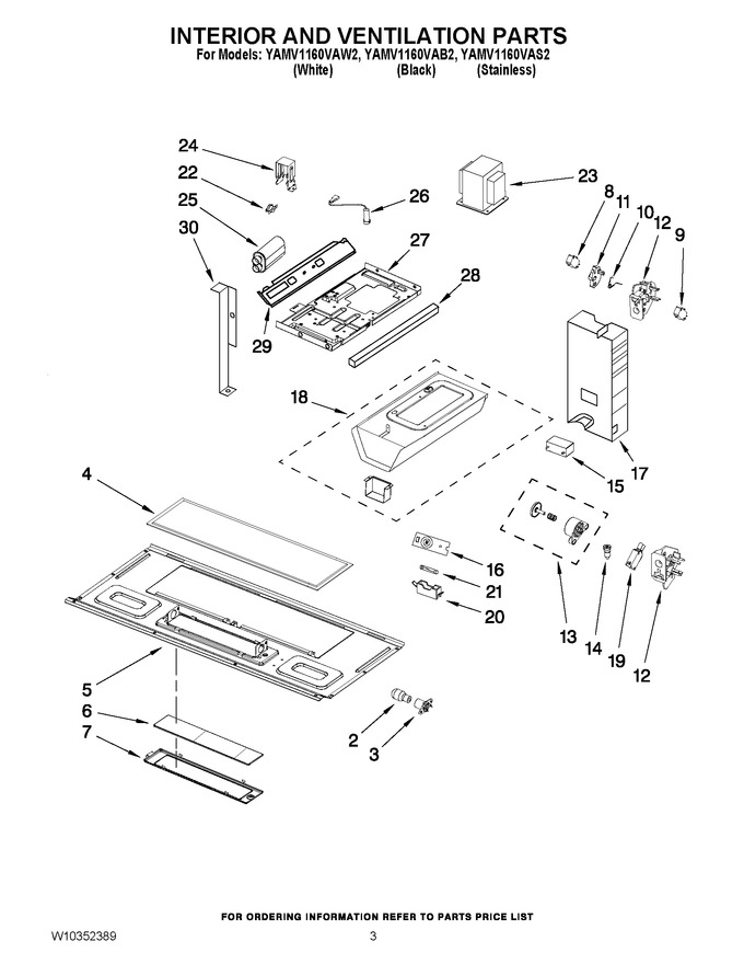 Diagram for YAMV1160VAW2