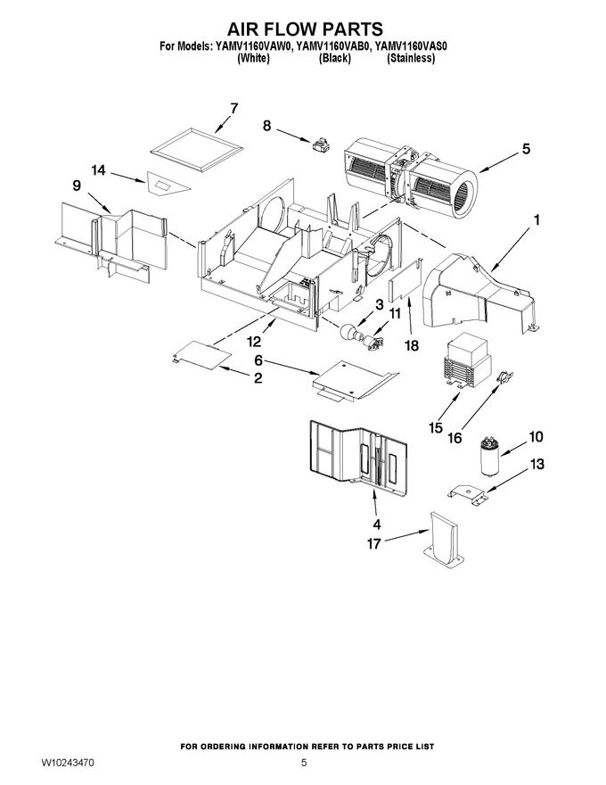 Diagram for YAMV1160VAW0