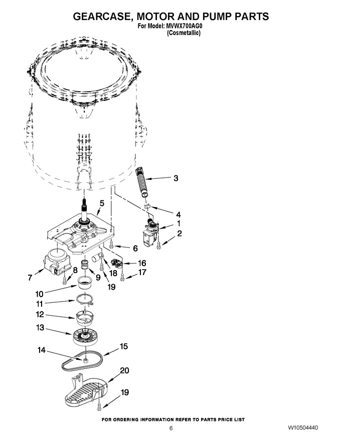 Diagram for MVWX700AG0