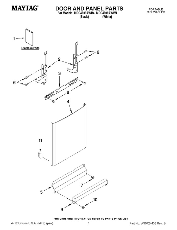 Diagram for MDC4809AWB4