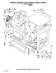 Diagram for 03 - Upper Cabinet And Front Panel Parts