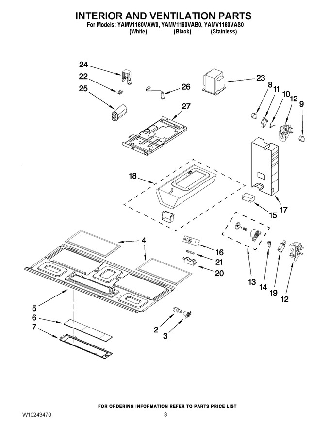 Diagram for YAMV1160VAS0