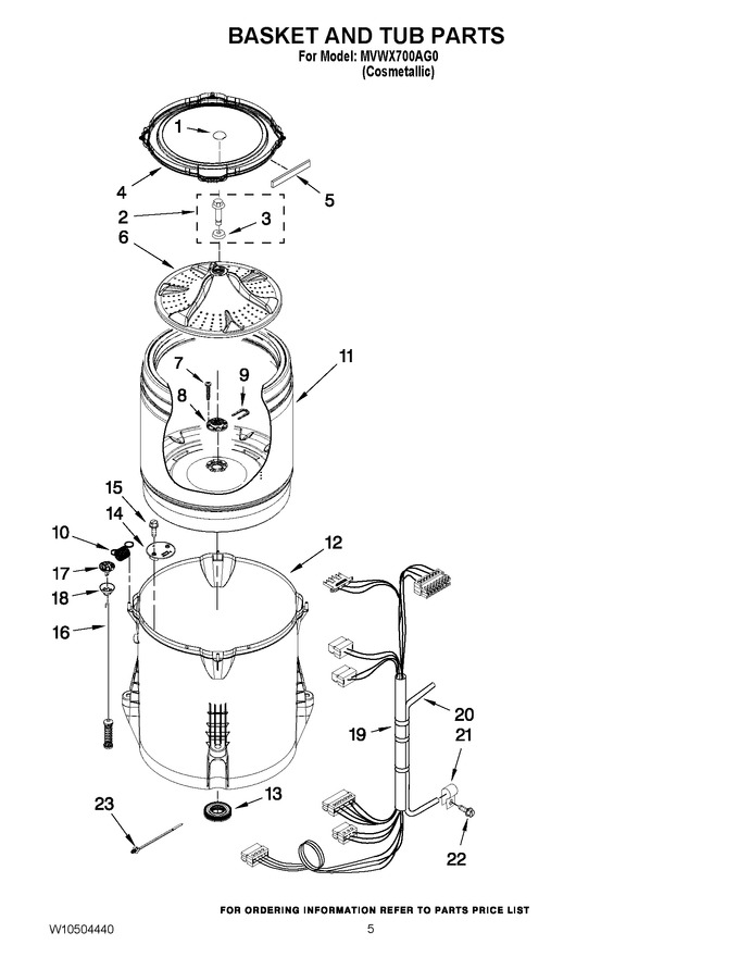 Diagram for MVWX700AG0