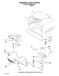 Diagram for 03 - Freezer Liner Parts