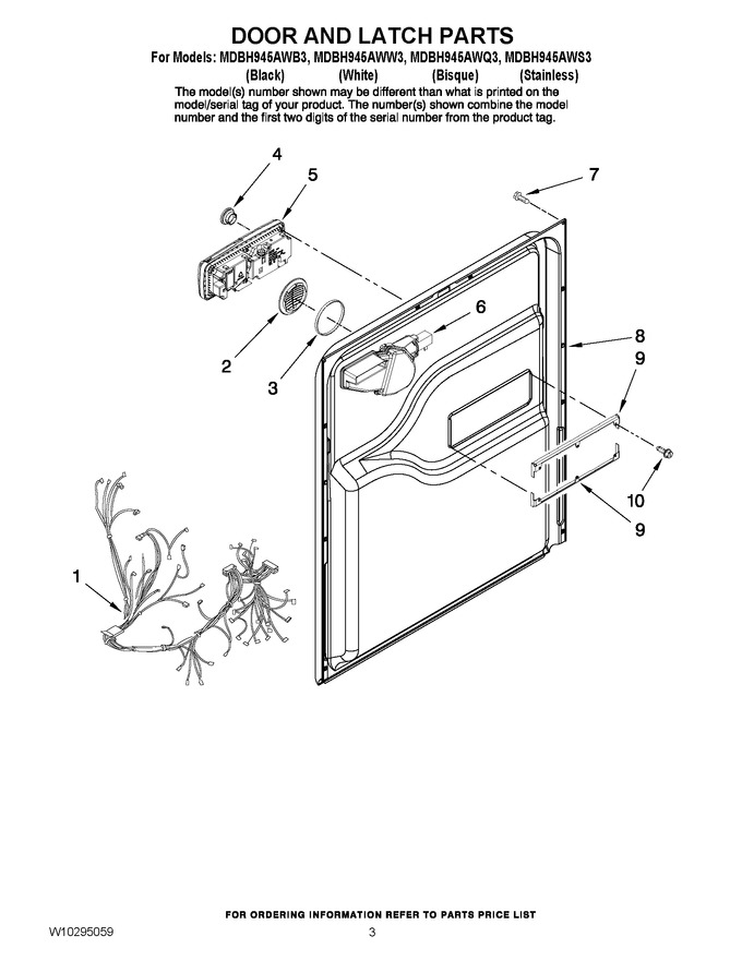 Diagram for MDBH945AWB3