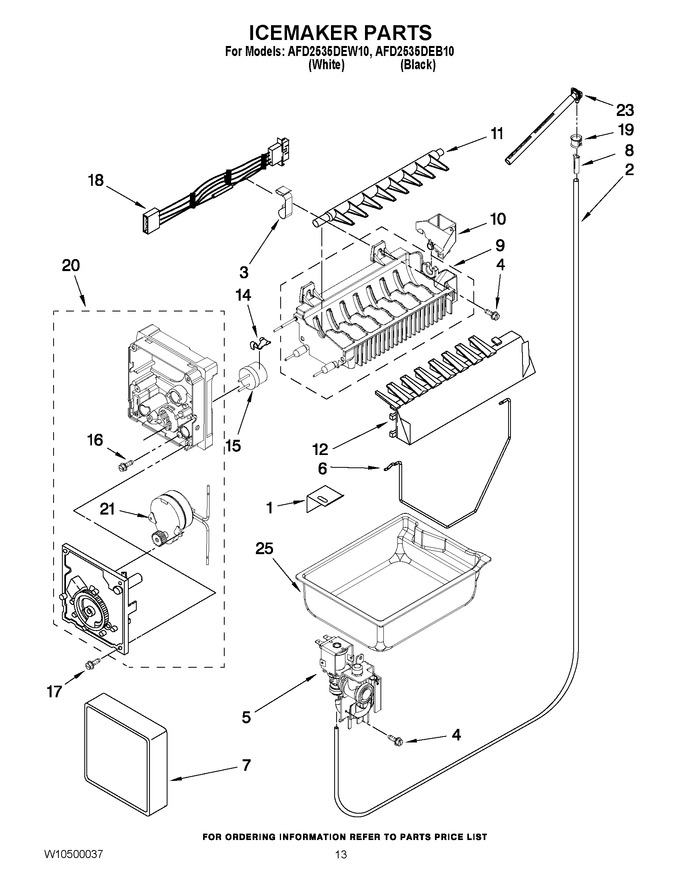 Diagram for AFD2535DEW10