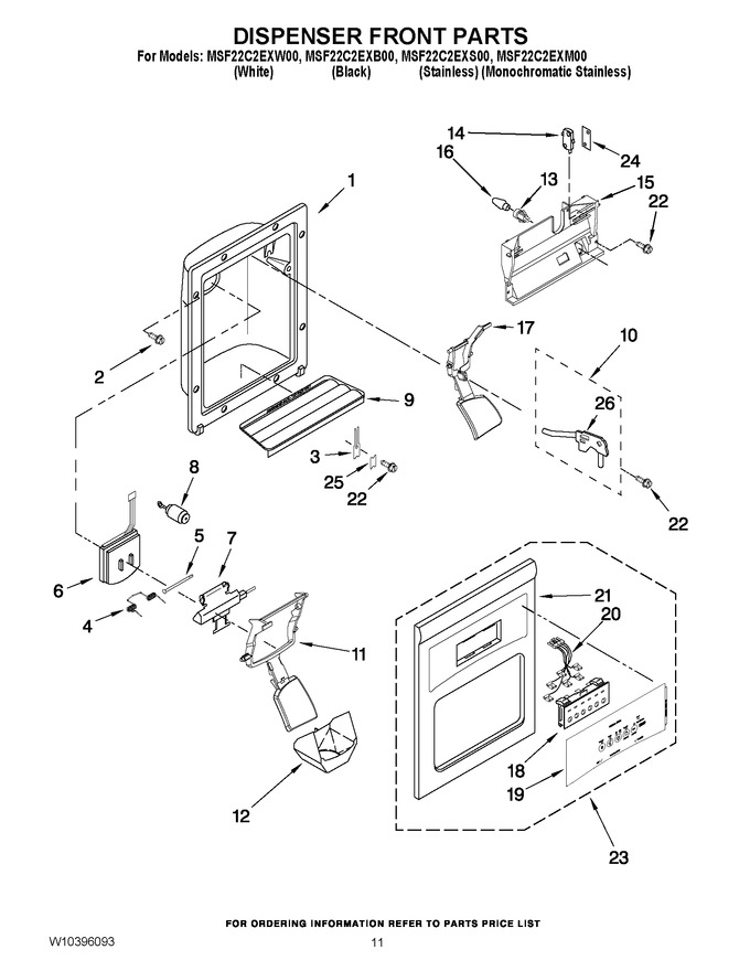 Diagram for MSF22C2EXW00