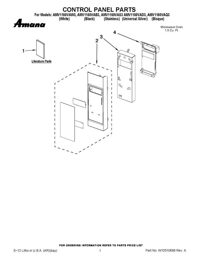 Diagram for AMV1150VAS3