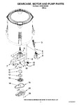 Diagram for 04 - Gearcase, Motor And Pump Parts