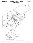 Diagram for 01 - Top And Console Parts