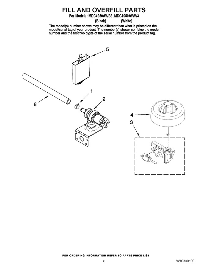 Diagram for MDC4650AWW3