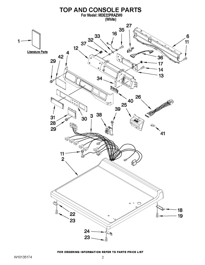 Diagram for MDE22PRAZW0