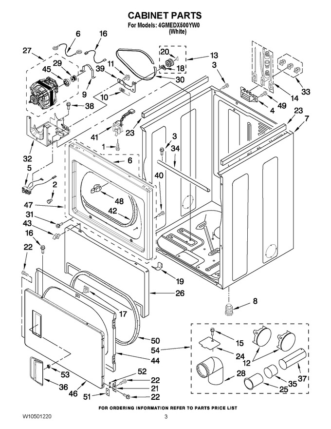 Diagram for 4GMEDX500YW0