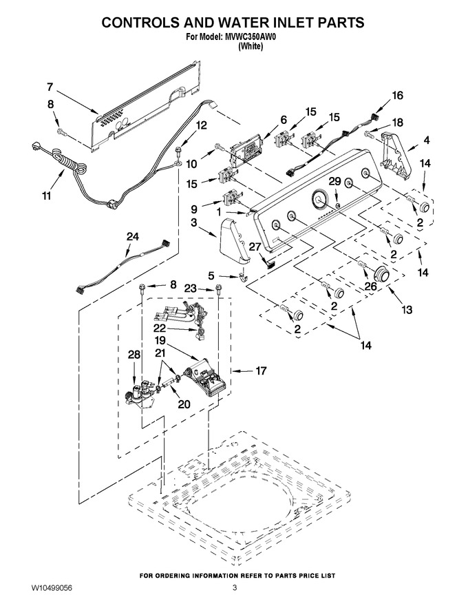 Diagram for MVWC350AW0