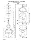 Diagram for 03 - Agitator, Basket And Tub Parts