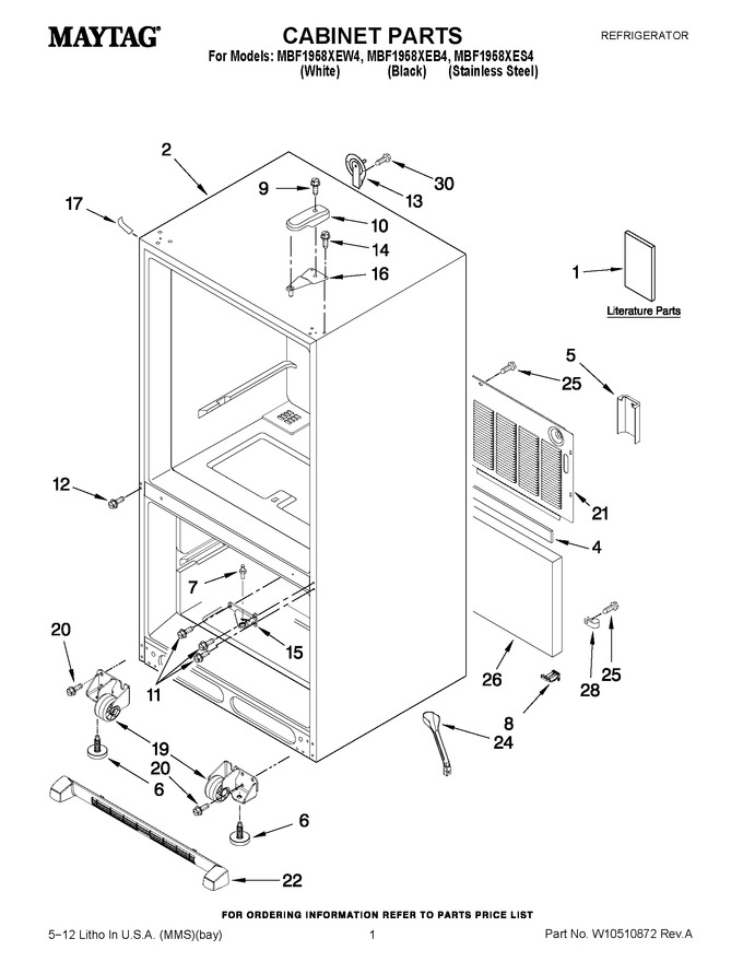 Diagram for MBF1958XEW4