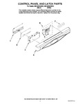 Diagram for 02 - Control Panel And Latch Parts