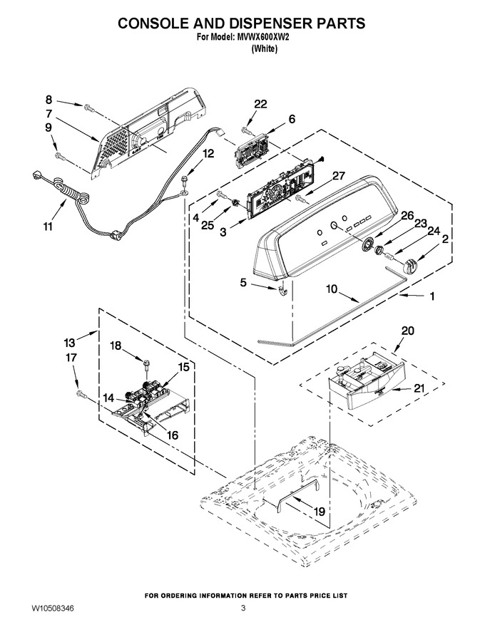 Diagram for MVWX600XW2