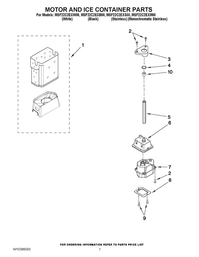 Diagram for MSF22C2EXW00