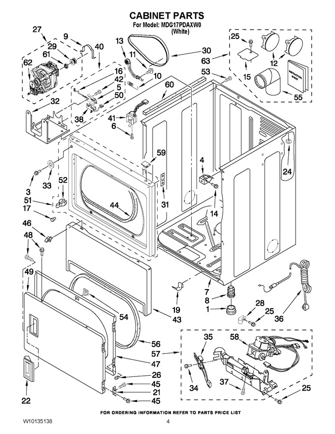 Diagram for MDG17PDAXW0