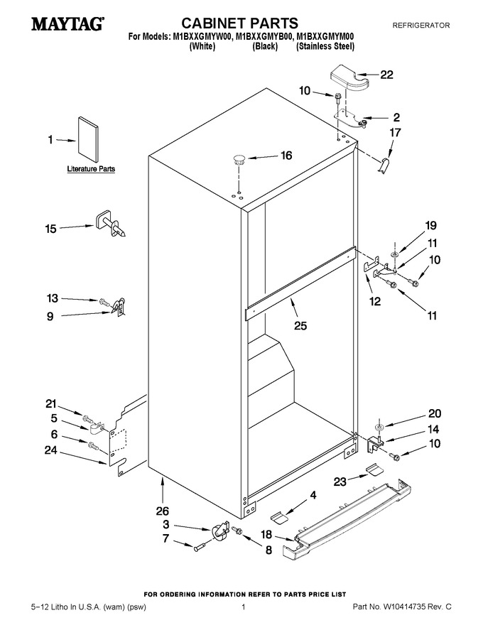 Diagram for M1BXXGMYW00