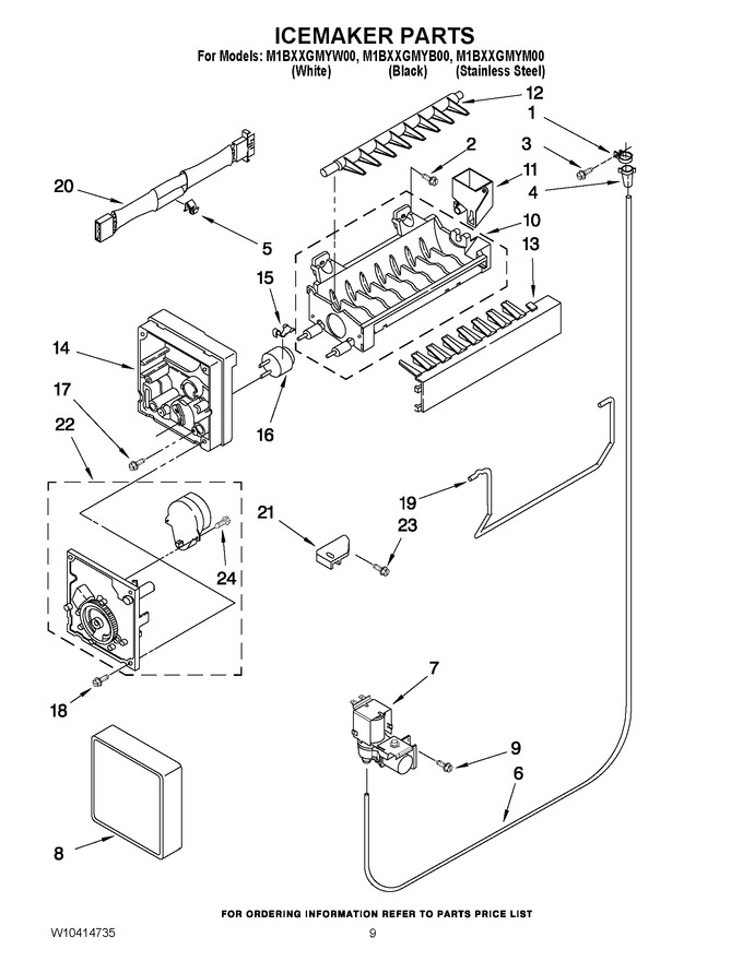 Diagram for M1BXXGMYW00