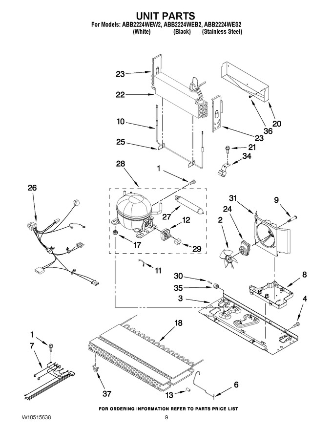 Diagram for ABB2224WES2