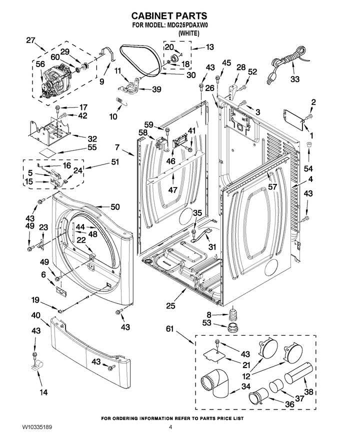 Diagram for MDG25PDAXW0