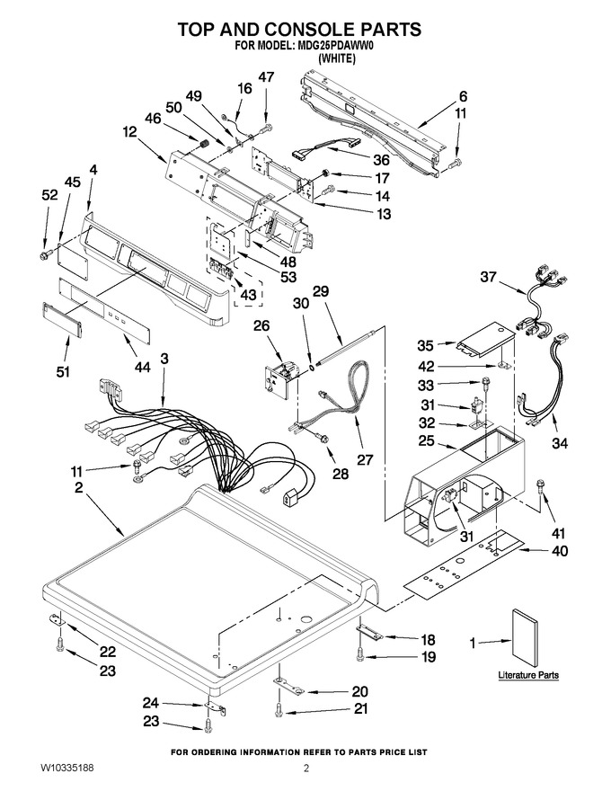 Diagram for MDG25PDAWW0