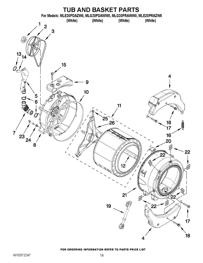 Diagram for MLE20PRAZW0