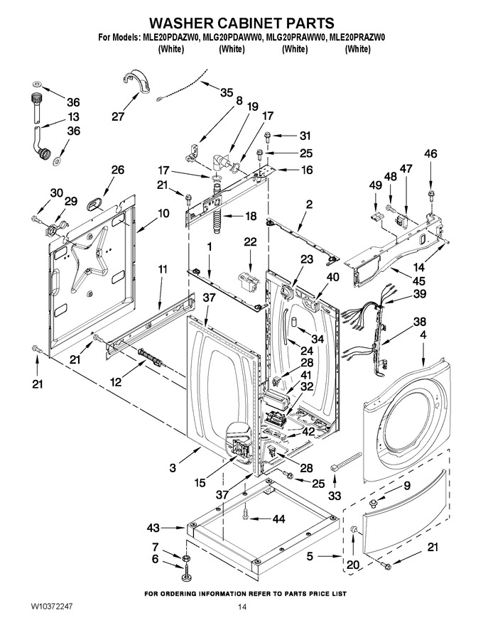 Diagram for MLE20PDAZW0