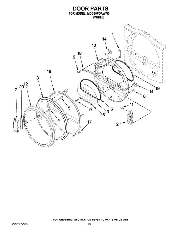 Diagram for MDG25PDAWW0