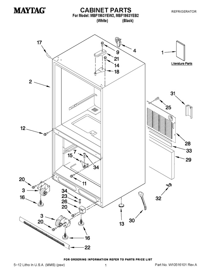 Diagram for MBF1953YEB2