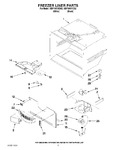 Diagram for 03 - Freezer Liner Parts