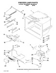 Diagram for 02 - Freezer Liner Parts